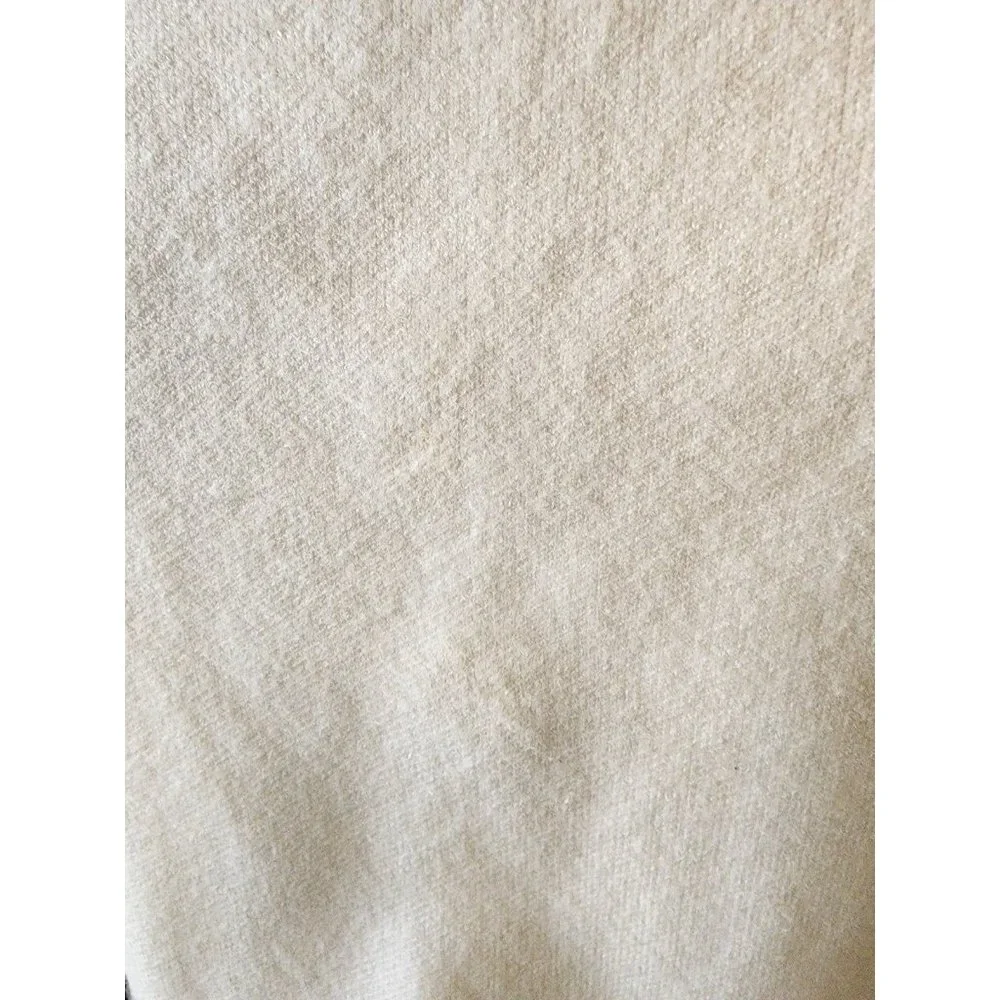 Maaeve by Anthropolgie Mock Neck White Sweater Size Large - Picture 7 of 8